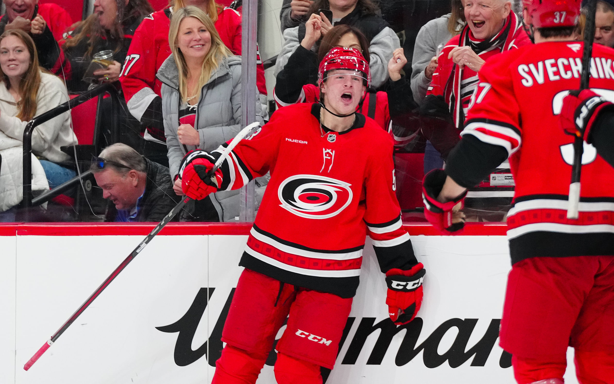 The Canes are favored heavily to beat the Blackhawks (Imagn)